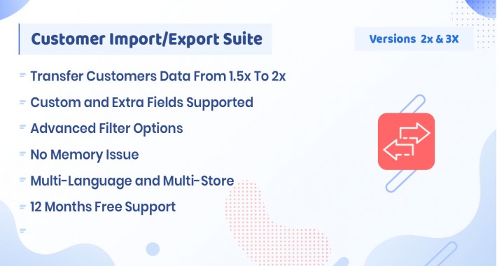 Customer Import / Export Suite