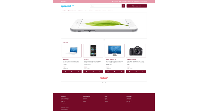 Pink Beauty Css Only Theme