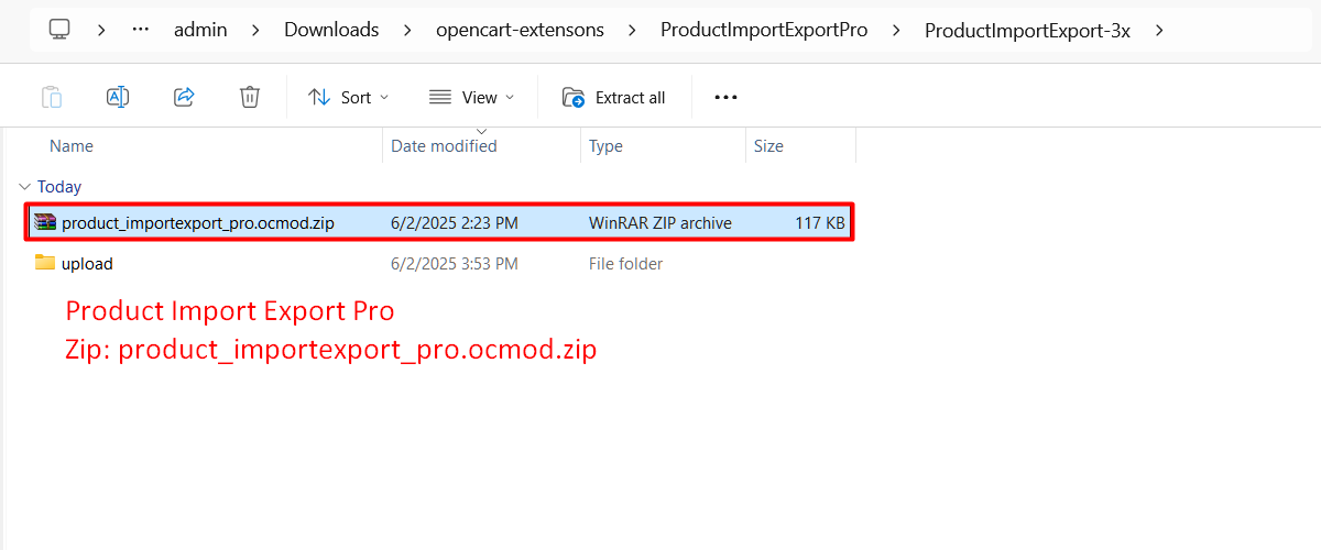 Installation guide of Product Import Export Pro extension